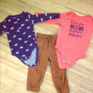 ❄️ Winter sale❄️Carter's onesies and pants